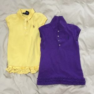 2 Ralph Lauren toddler Polo Dresses